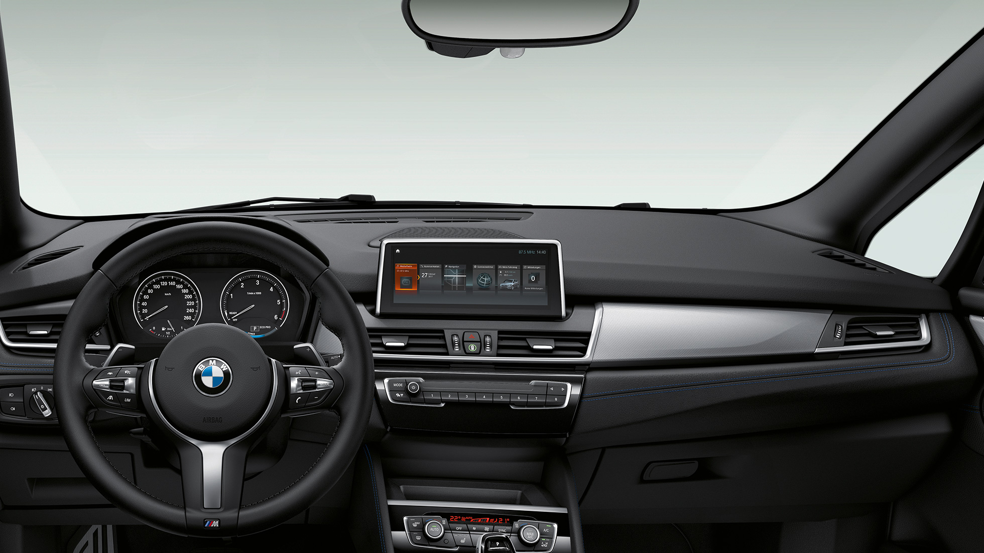 Cockpit BMW 2 Series Gran Tourer 220d xDrive Model M Sport F46 2018 interior